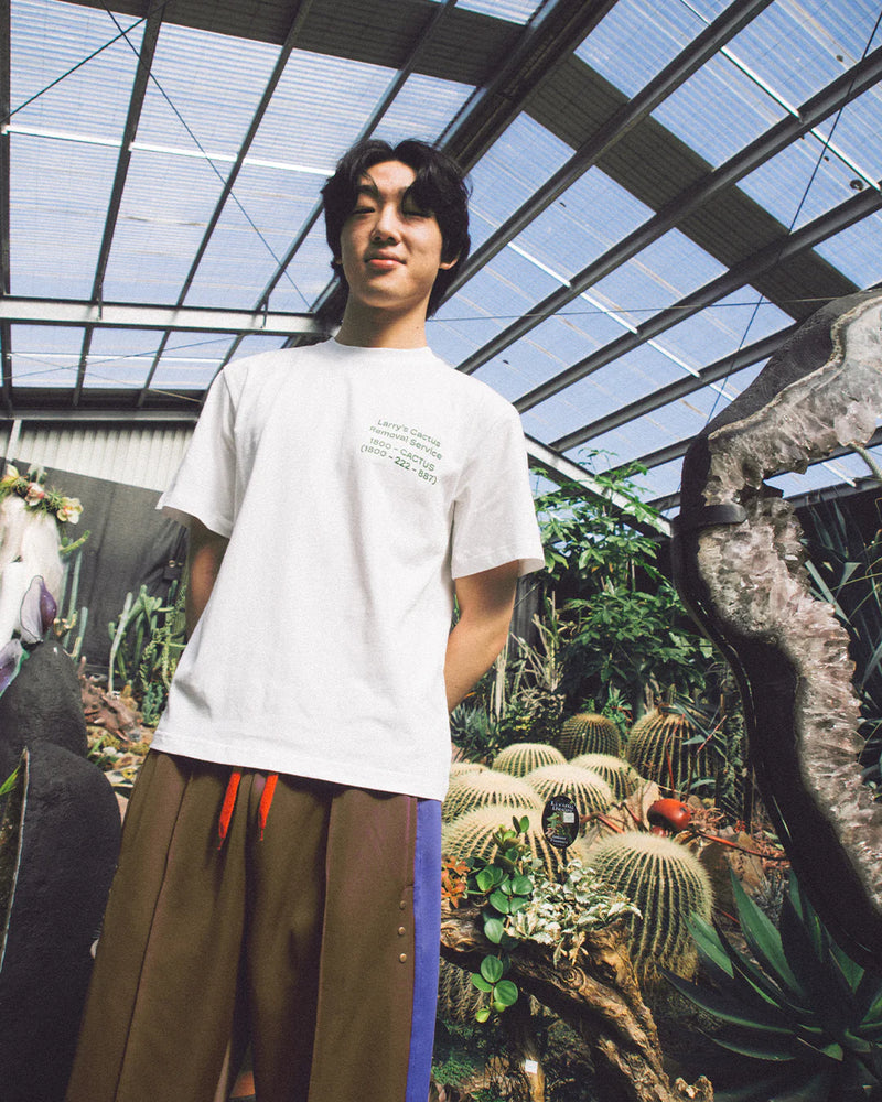 Larry's Cactus Removal T-Shirt - White