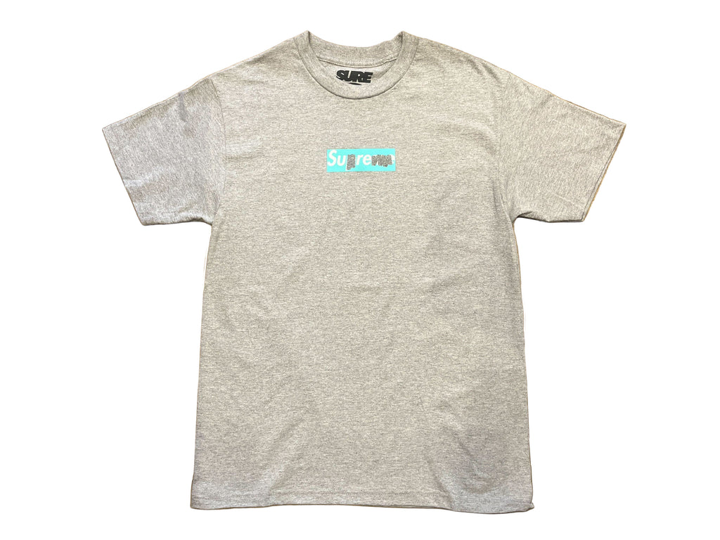 Sharpie T-Shirt - Grey / Tiffany