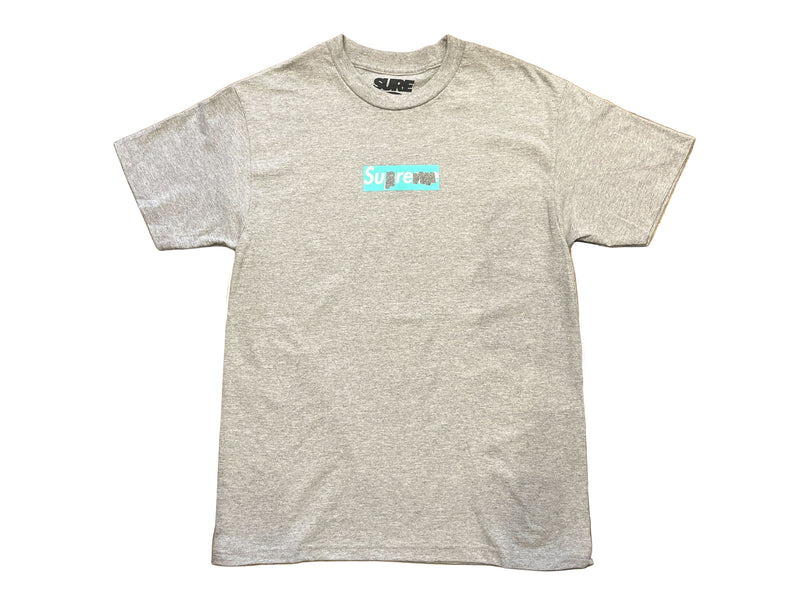 Sharpie T-Shirt - Grey / Tiffany