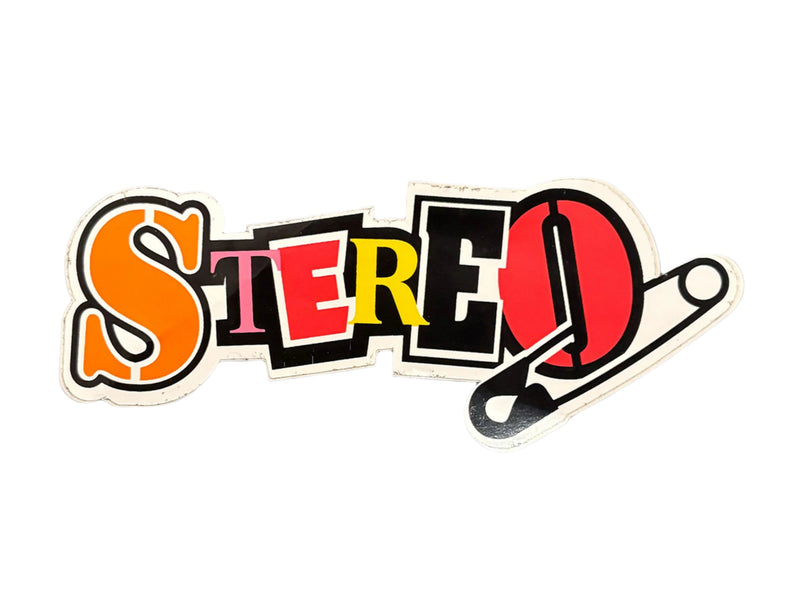 Vintage Punk Logo Sticker