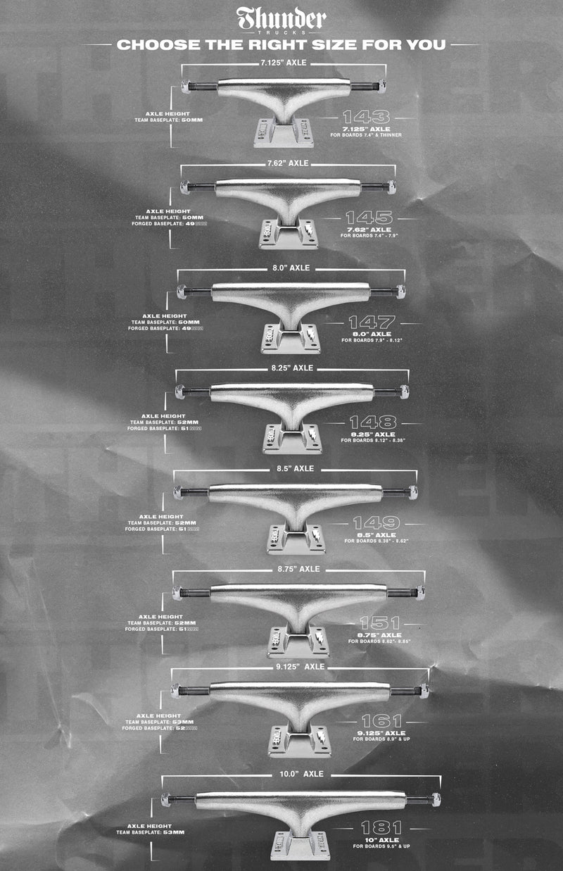 Inverted Kingpin High Polished Trucks Set - 148