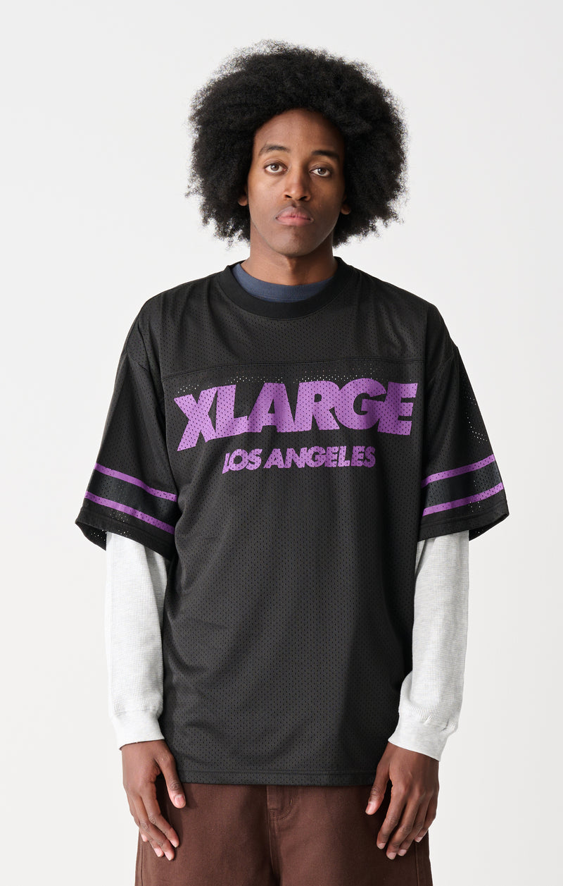 Peace Game Short Sleeve Mesh Jersey - Black