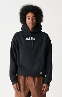 Keith Hooded Fleece - Black