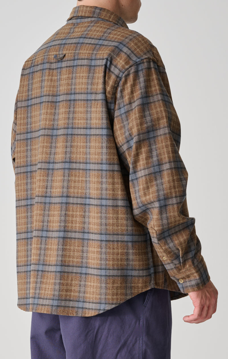 Mission Long Sleeve Shirt - Brown