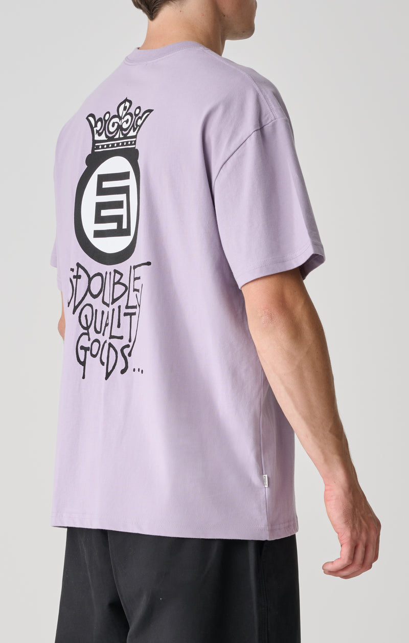 Crown Dot T-Shirt - Dusty Grape