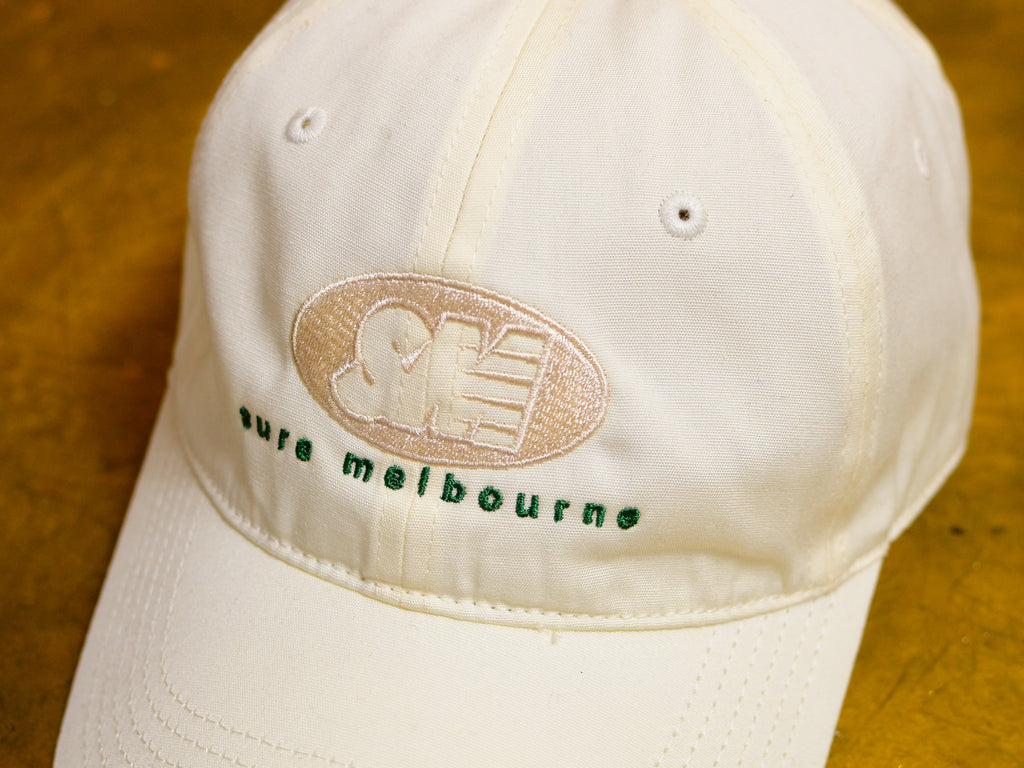 SM Oval Embroidered Cap - Natural / Cream