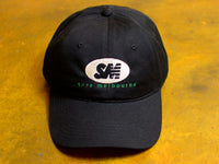 SM Oval Embroidered Cap - Black / White