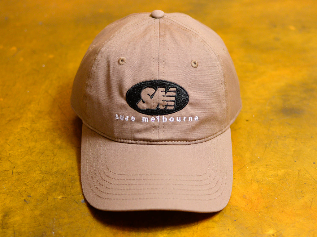 SM Oval Embroidered Cap - Coffee / Black