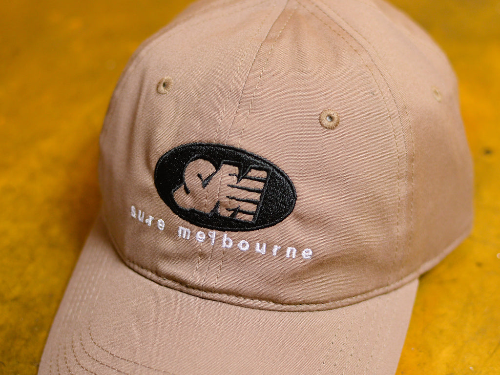 SM Oval Embroidered Cap - Coffee / Black