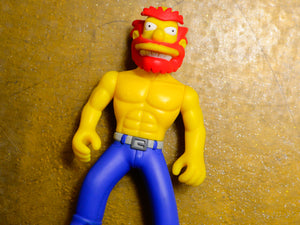 Ragin Willie - Playmates Simpsons World Of Springfield Vintage Figure