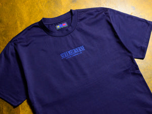 Little Lonsdale St. Heavyweight Embroidered T-Shirt - Navy