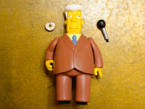 Kent Brockman - Playmates Simpsons World Of Springfield Vintage Figure