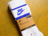 Nike Sportswear Everyday Essential Socks 3pk - White / Blue