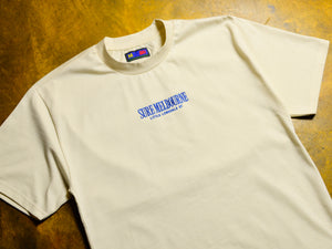Little Lonsdale St. Heavyweight Embroidered T-Shirt - Butter
