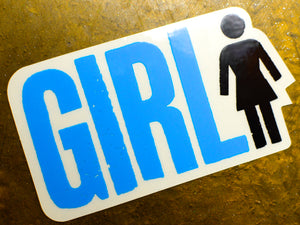 Girl Bold Sticker - Multi