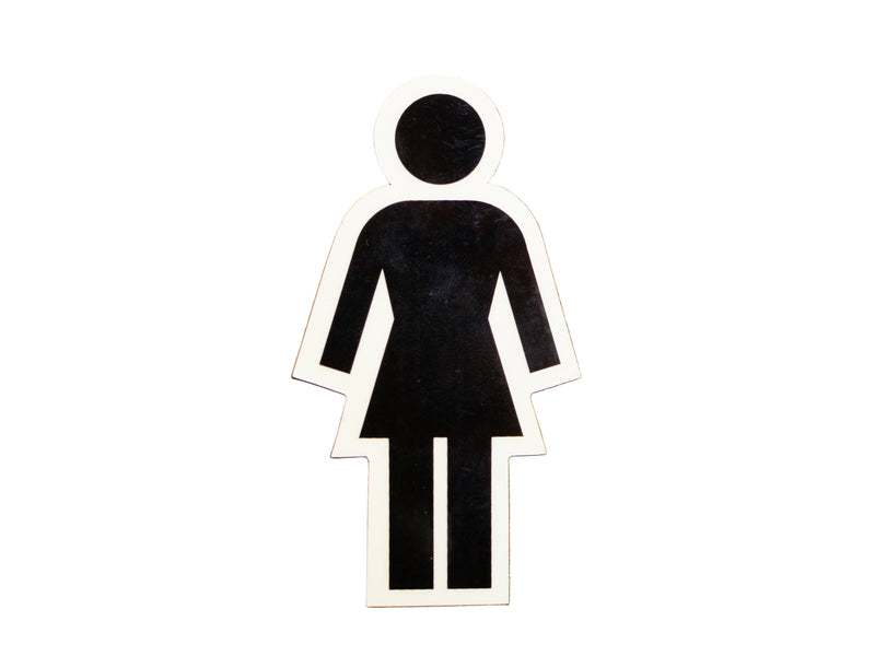 Girl Sign Sticker Girl Logo Medium Sticker - Multi – THE SURE STORE