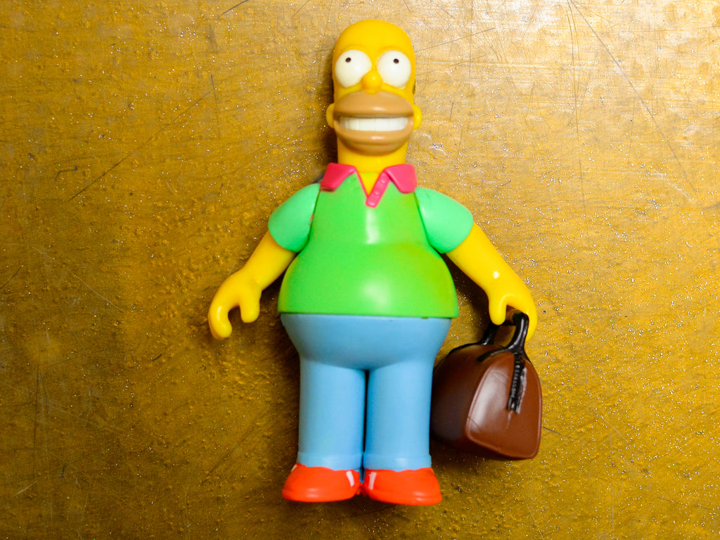 Pin Pal Homer - Playmates Simpsons World Of Springfield Vintage Figure