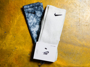 Nike Everyday Plus Cushion Crew Tiedye 2pk Socks - Natural / Grey