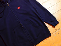 SM Classic Logo Zip Hood - Navy