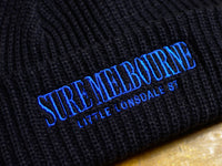 Little Lonsdale St. Cable Beanie - Navy