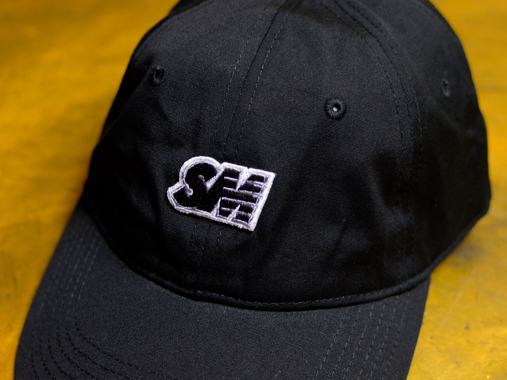 SM Patch 6 Panel Cap - Black