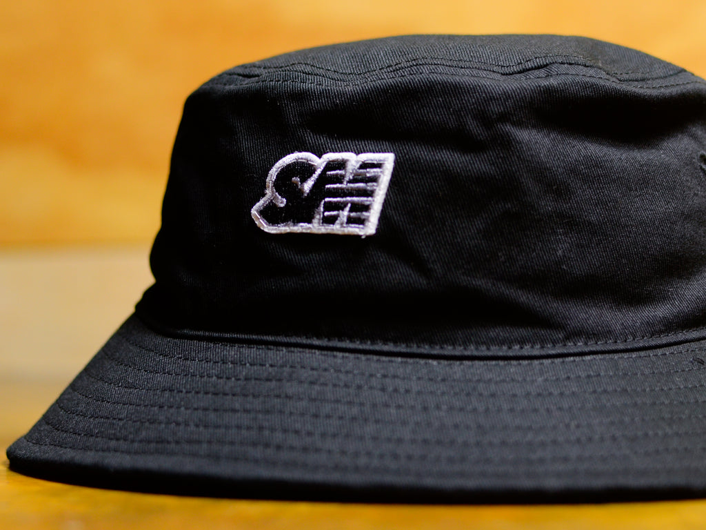 SM Patch Bucket Cap - Black