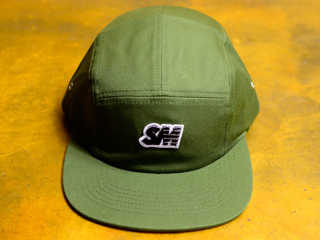 SM Patch 5 Panel Cap - Army