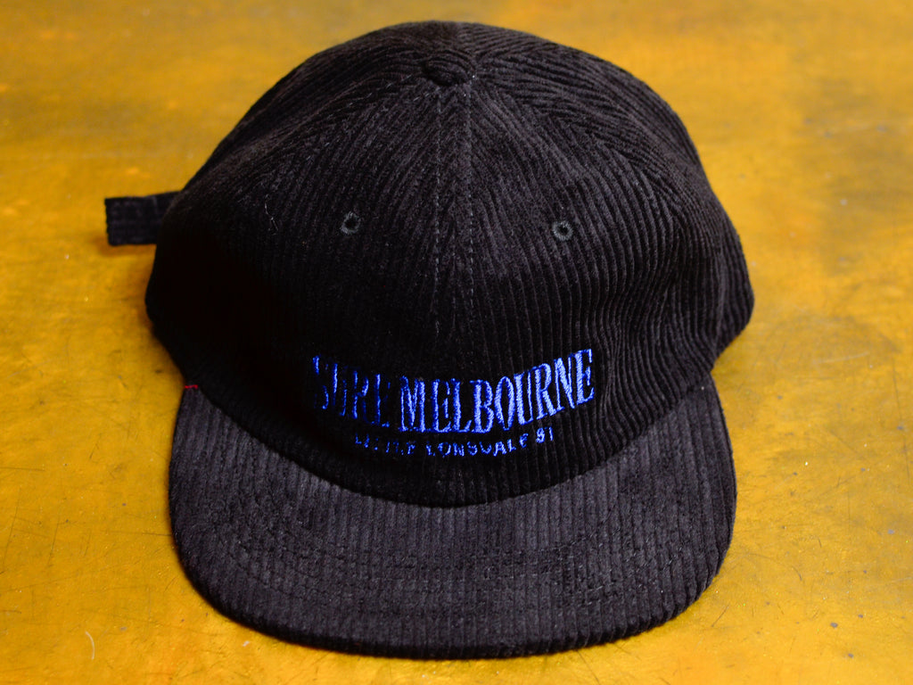 Little Lonsdale St. Cord Cap - Black