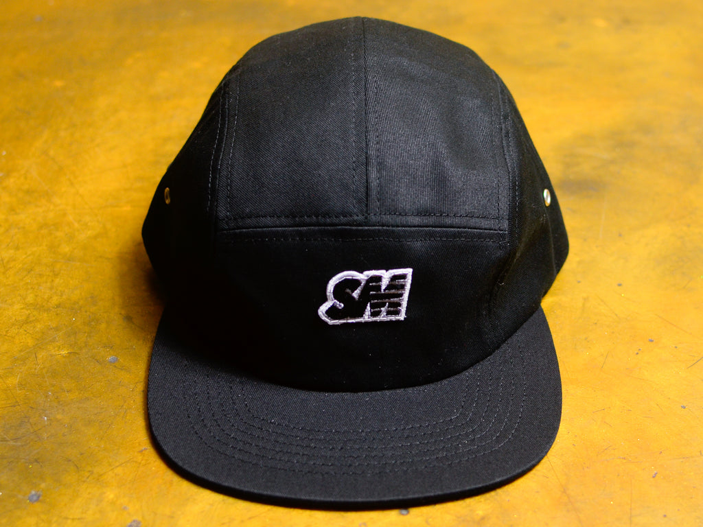 SM Patch 5 Panel Cap - Black