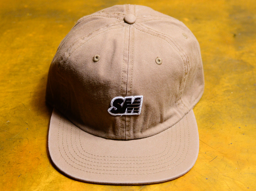 SM Patch 6 Panel Flat Brim Cap - Coffee
