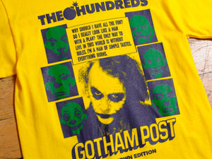 The Hundreds x The Dark Knight Gotham Post T-Shirt - Yellow