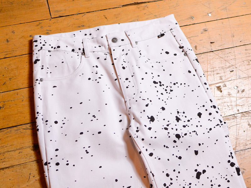 The Hundreds x Josh Vides Splatter Painter Pants - White