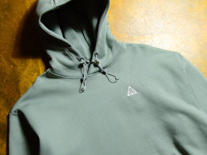 Nike ACG Therma-FIT Fleece Pullover Hoodie - Mica Green / Light Silver / Summit White
