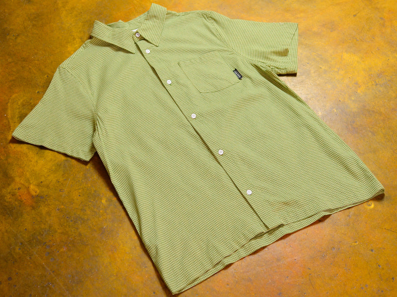 Big Cheque Button Up Shirt - Green