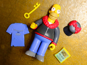Mr. Plow Homer - Playmates Simpsons World Of Springfield Vintage Figure