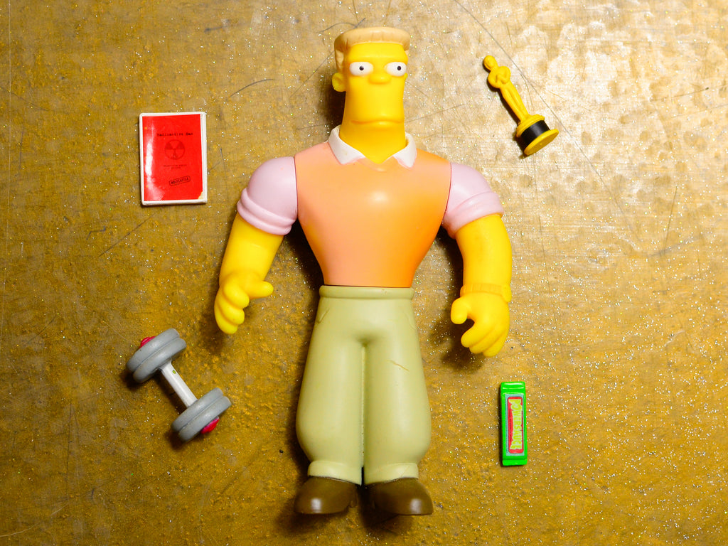 Rainier Wolfcastle - Playmates Simpsons World Of Springfield Vintage Figure