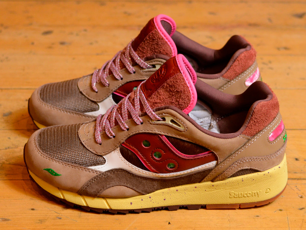Saucony x Feature Shadow 6000 '$5000 Chip' - Brandy / Pink Marron