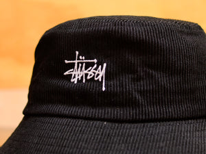 Graffiti Cord Bucket Hat - Black