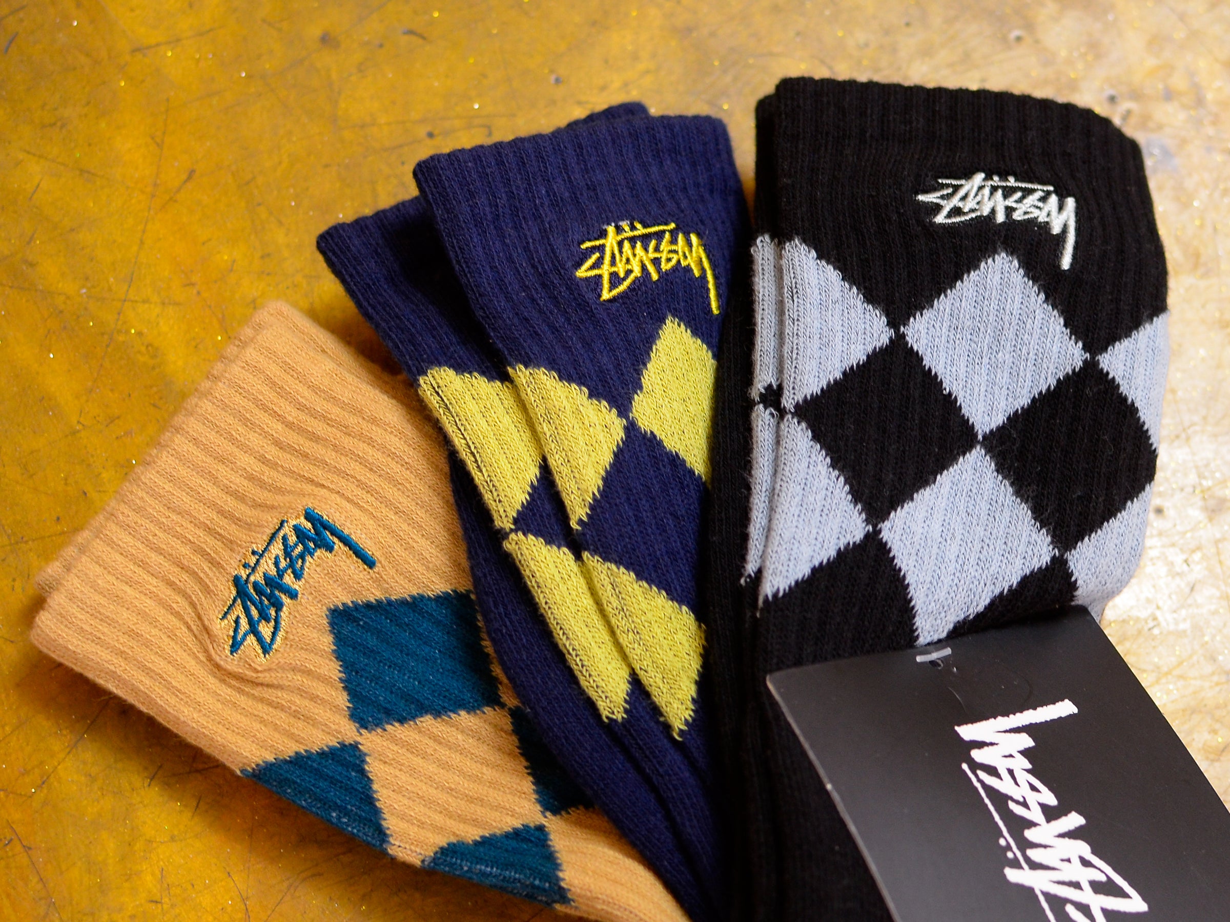 Stussy argyle discount socks