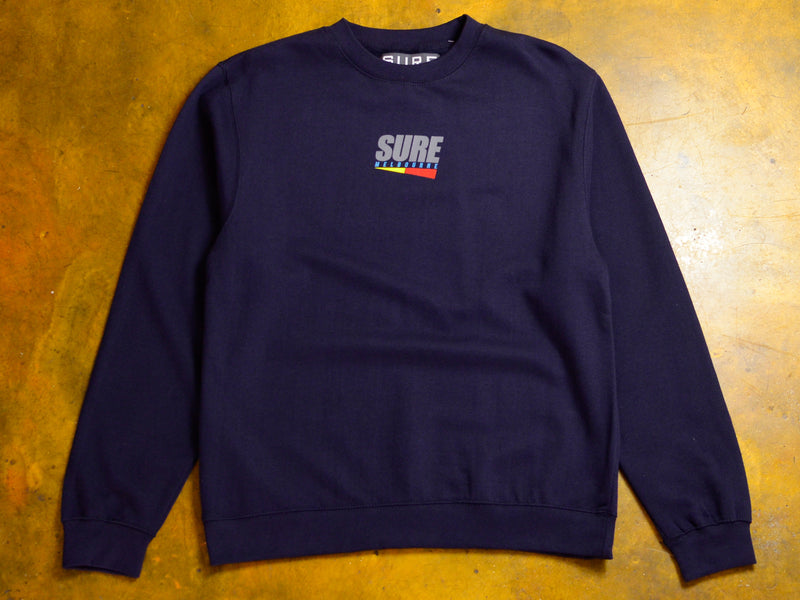 Gateway Centred Crewneck Fleece - Navy