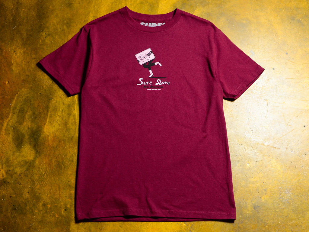 Art Removalist T-Shirt - Burgundy