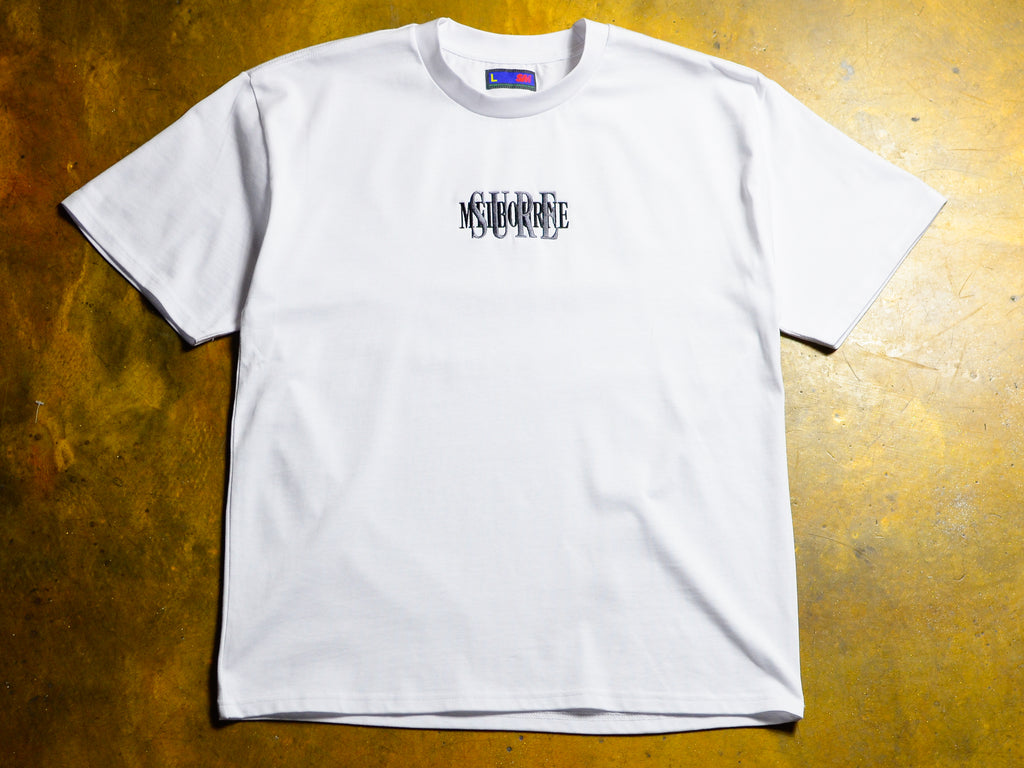Traffic Heavyweight Embroidered T-Shirt - White