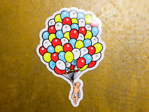 101 Adam Mcnatt Balloon Baby Sticker