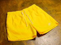 Nike Sportswear Essentials Woven Lined Flow Shorts - Yellow Strike / White