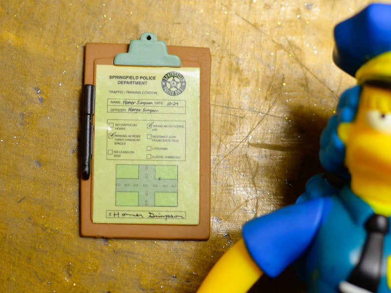Officer Marge - Playmates Simpsons World Of Springfield Vintage Figure