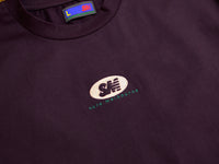 SM Oval Heavyweight Embroidered T-Shirt - Plum