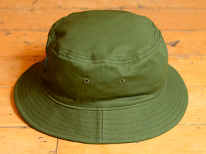 Daria Embroidered Bucket Hat - Army