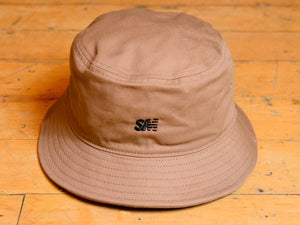 SM Classic Micro Embroidered Bucket Hat - Coffee / Black