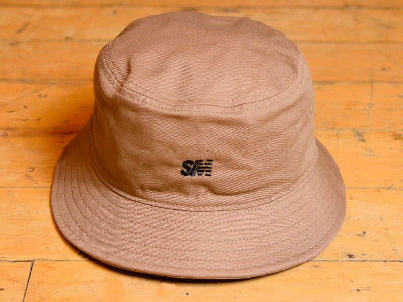 SM Classic Micro Embroidered Bucket Hat - Coffee / Black