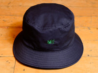 SM Classic Micro Embroidered Bucket Hat - Navy / Green